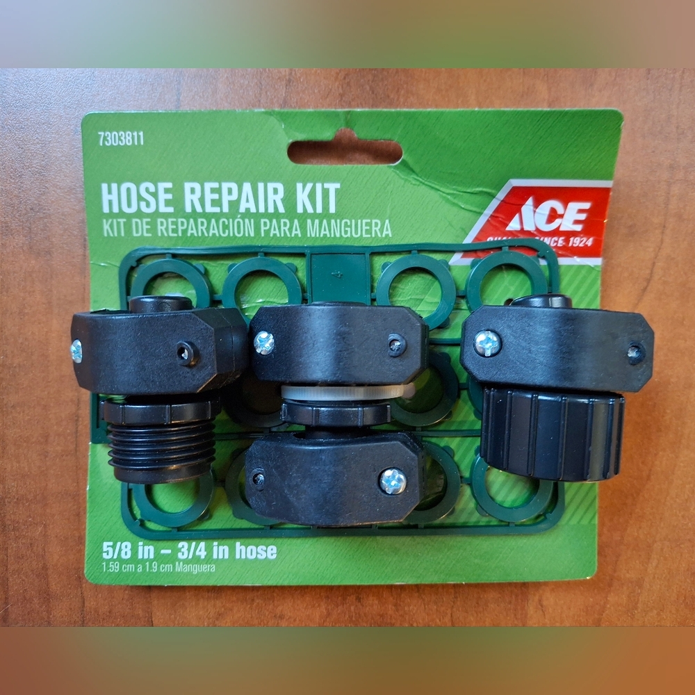 Ace Plastic Threaded Male / Female Hose Mender Kit 58097A